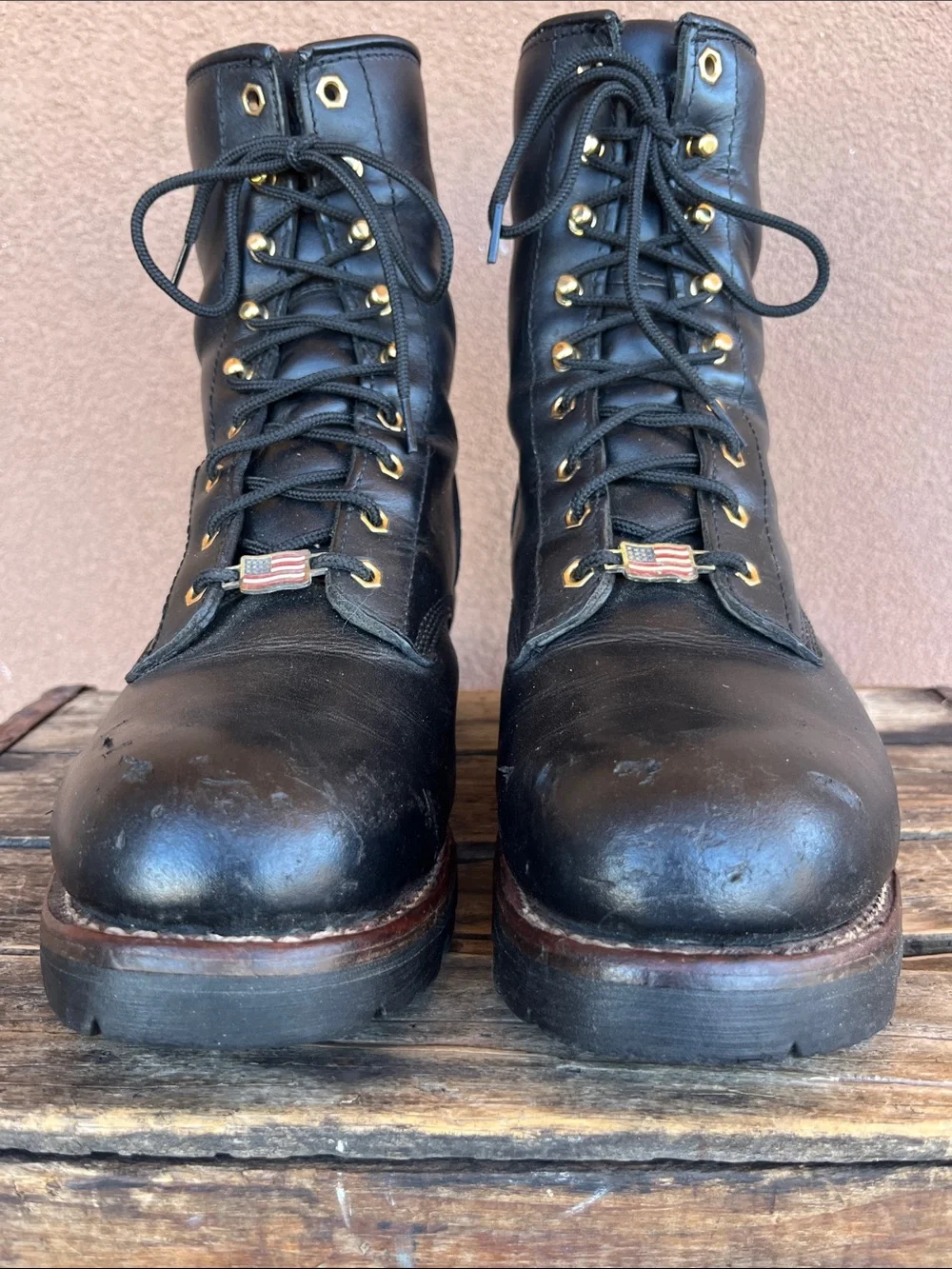 Chippewa 8- inch logger steel toe work boot